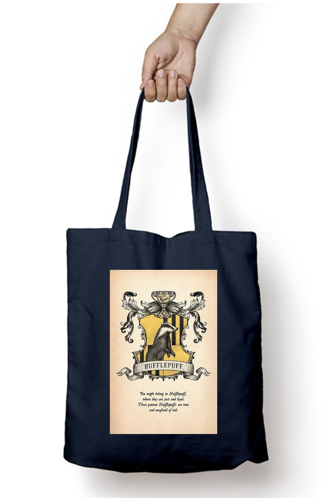 Harry Potter Hufflepuff Sigil Tote Bag - Aesthetic Phone Cases - Culltique