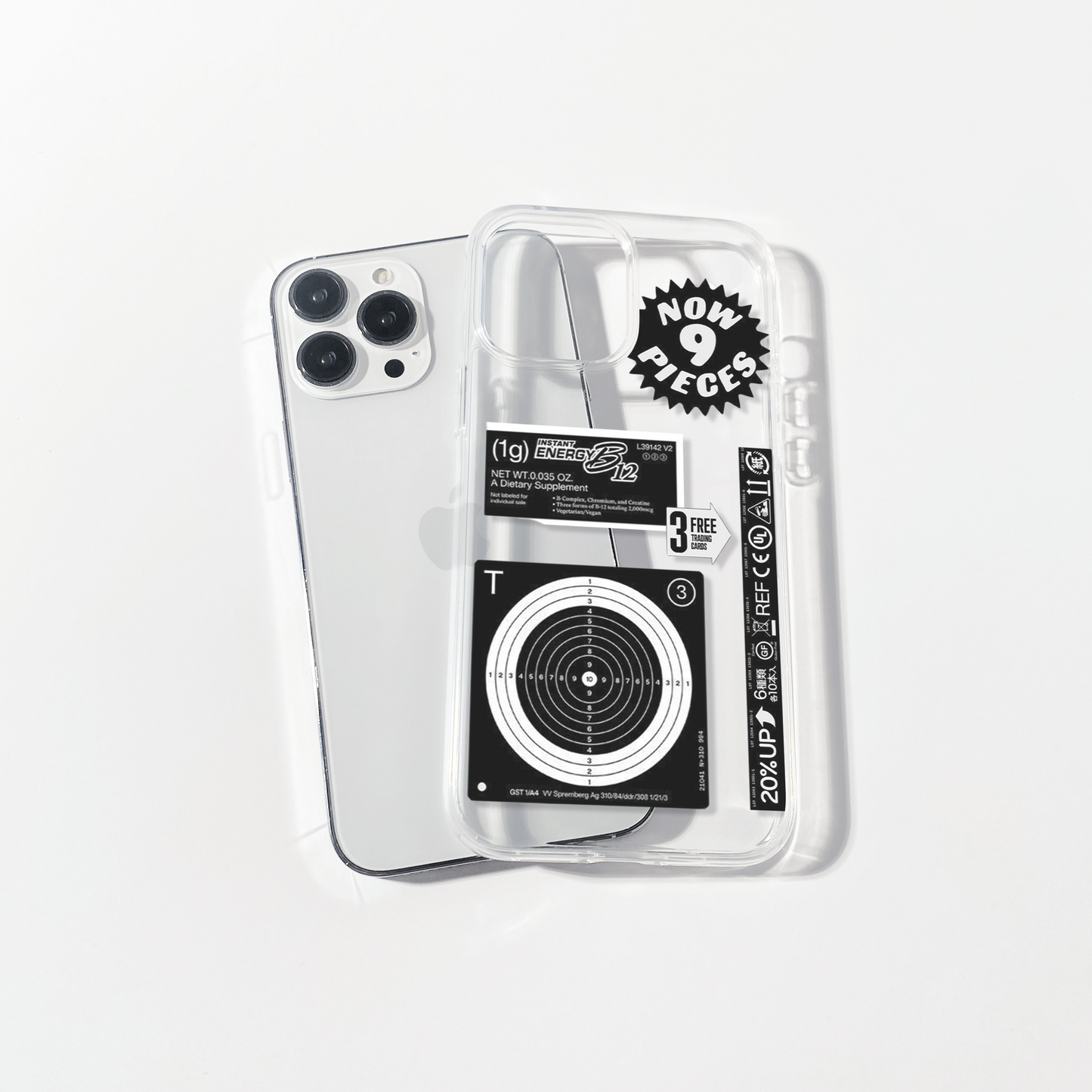 Roids Disclaimer Aesthetic Silicone Clear Case