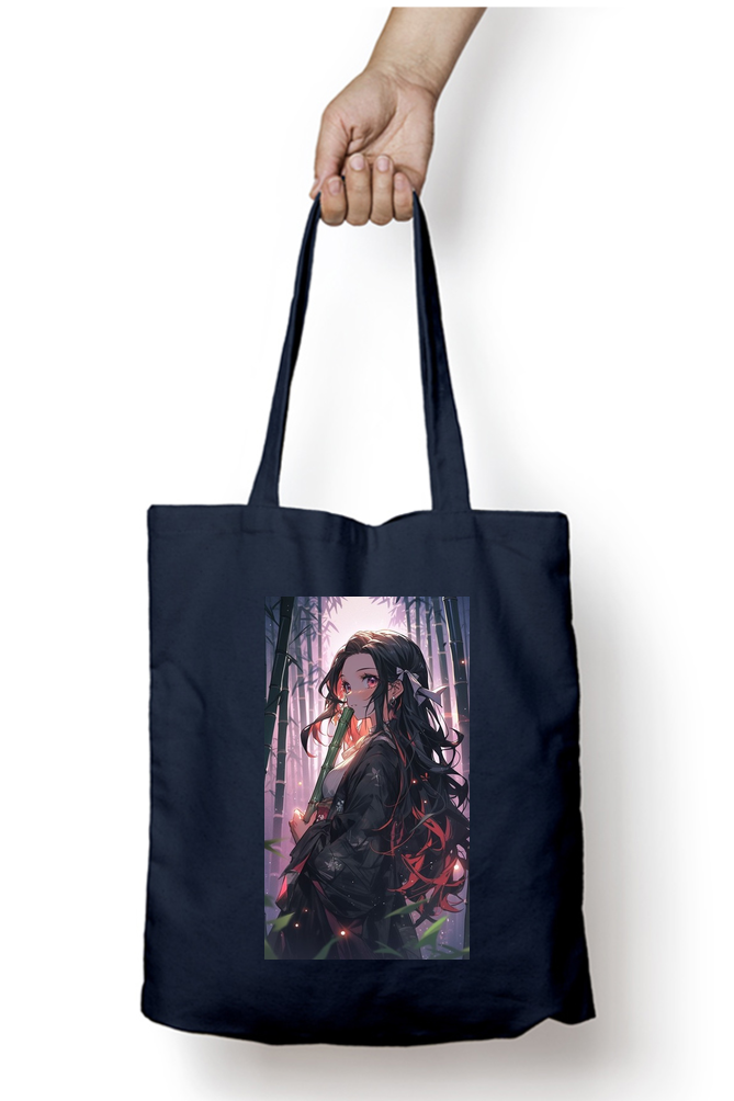 Demon Slayer Nezuko Anime Tote Bag - Aesthetic Phone Cases - Culltique