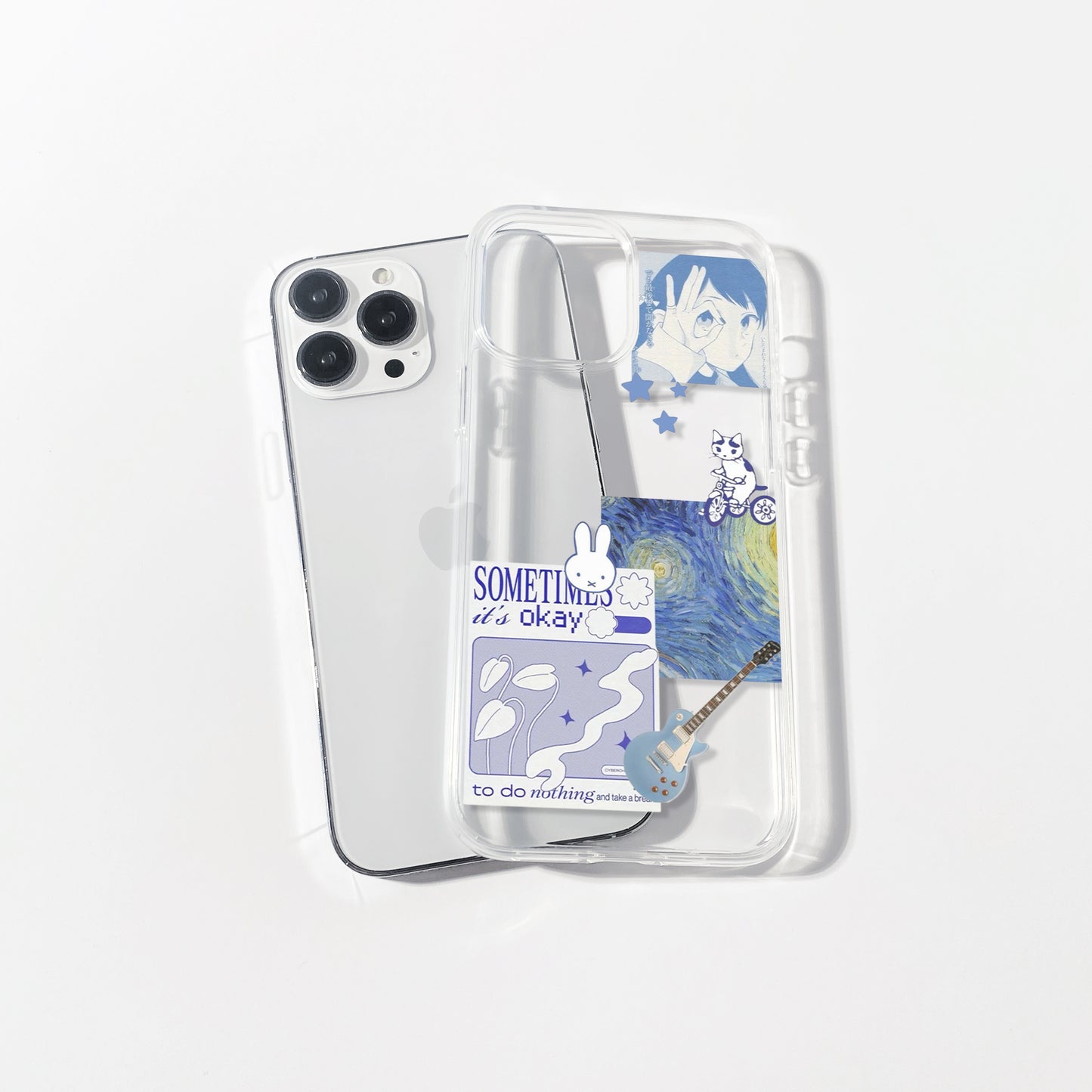 Solace Aesthetic Silicone Clear Case