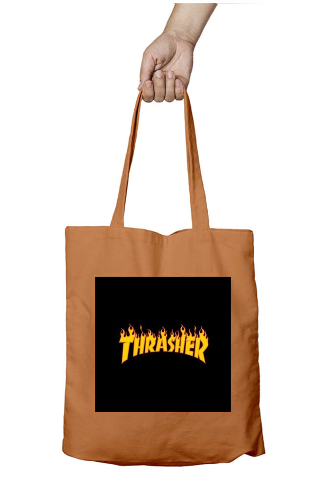 Thrasher Flames Tote Bag - Aesthetic Phone Cases - Culltique