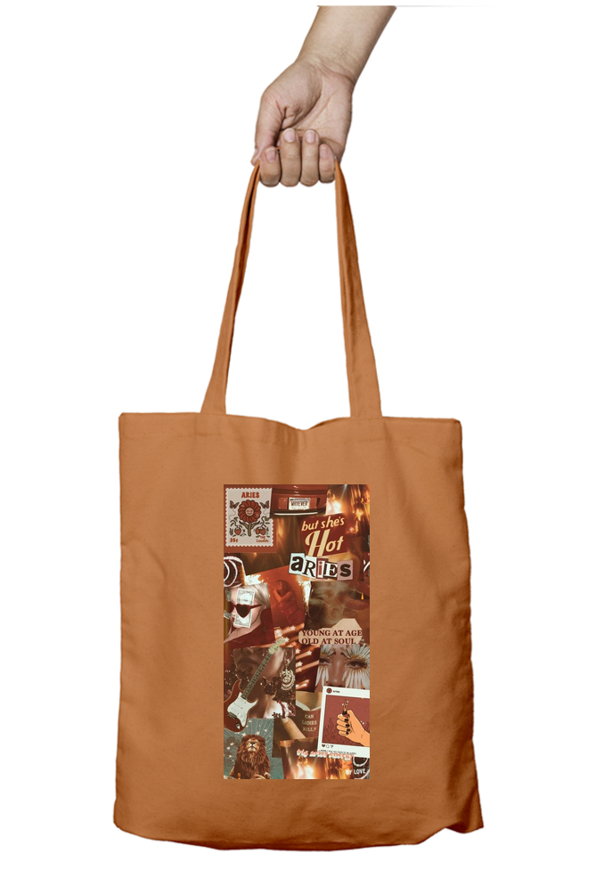 Aries Zodiac Tote Bag - Aesthetic Phone Cases - Culltique