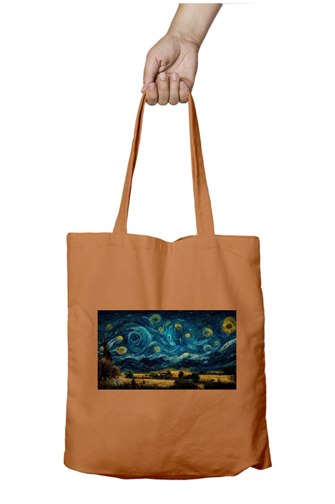 Starry Night Abstract Tote Bag - Aesthetic Phone Cases - Culltique