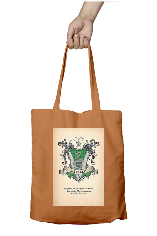 Harry Potter Slytherin Sigil Tote Bag - Aesthetic Phone Cases - Culltique