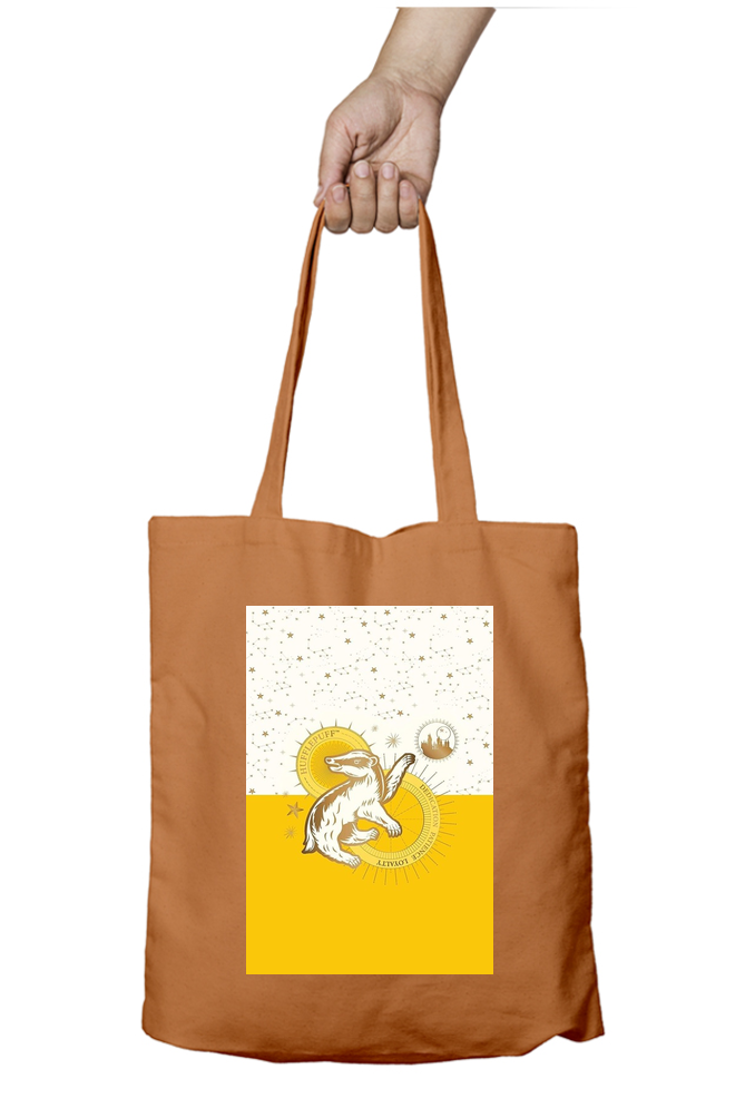 Harry Potter Hufflepuff Emblem Tote Bag - Aesthetic Phone Cases - Culltique