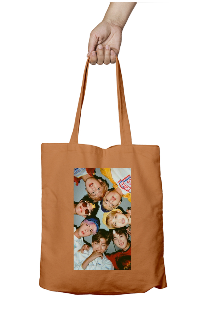 BTS Group Hug Kpop Tote Bag - Aesthetic Phone Cases - Culltique