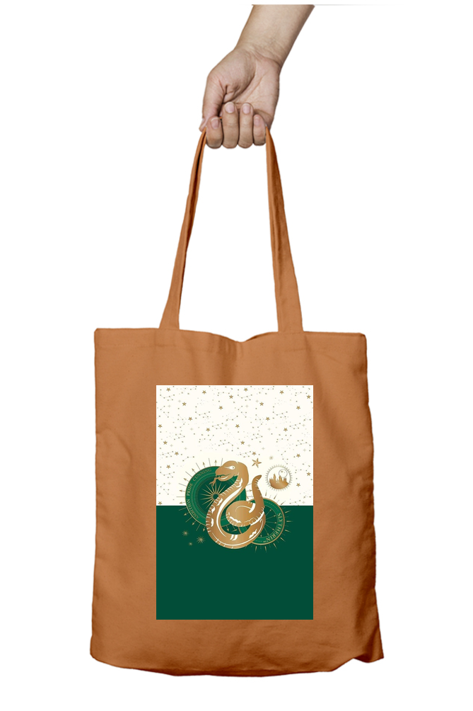 Harry Potter Slytherin Emblem Tote Bag - Aesthetic Phone Cases - Culltique