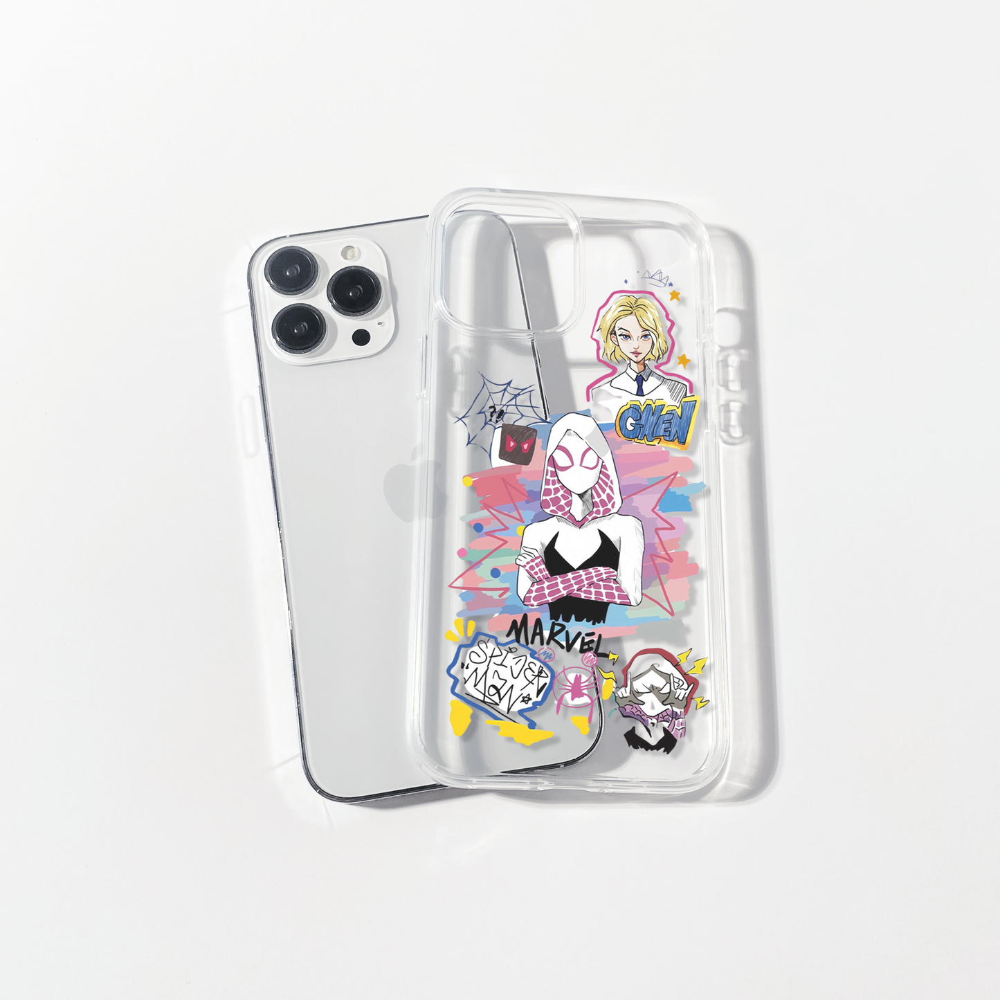 Spider Gwen Silicone Clear Case