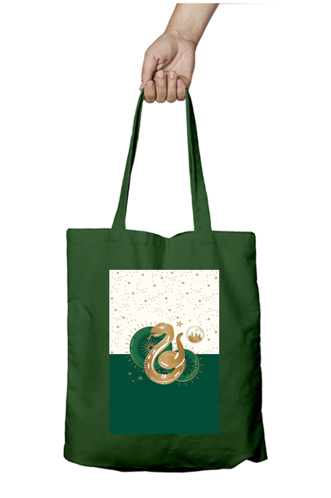 Harry Potter Slytherin Emblem Tote Bag - Aesthetic Phone Cases - Culltique