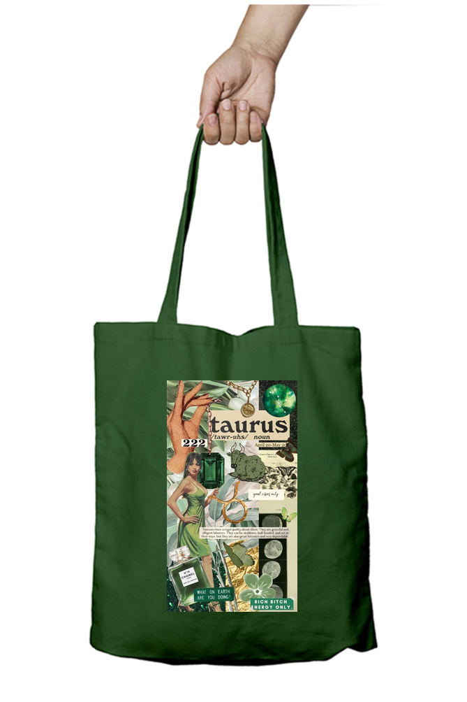 Taurus Zodiac Tote Bag - Aesthetic Phone Cases - Culltique
