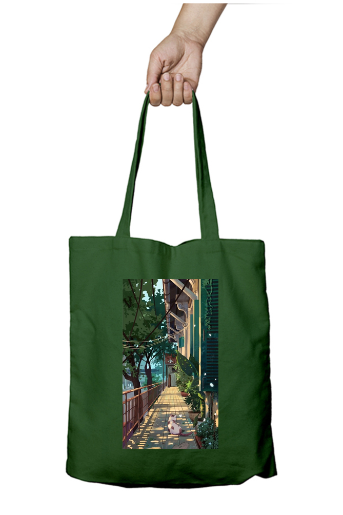 Anime Street View Tote Bag - Aesthetic Phone Cases - Culltique