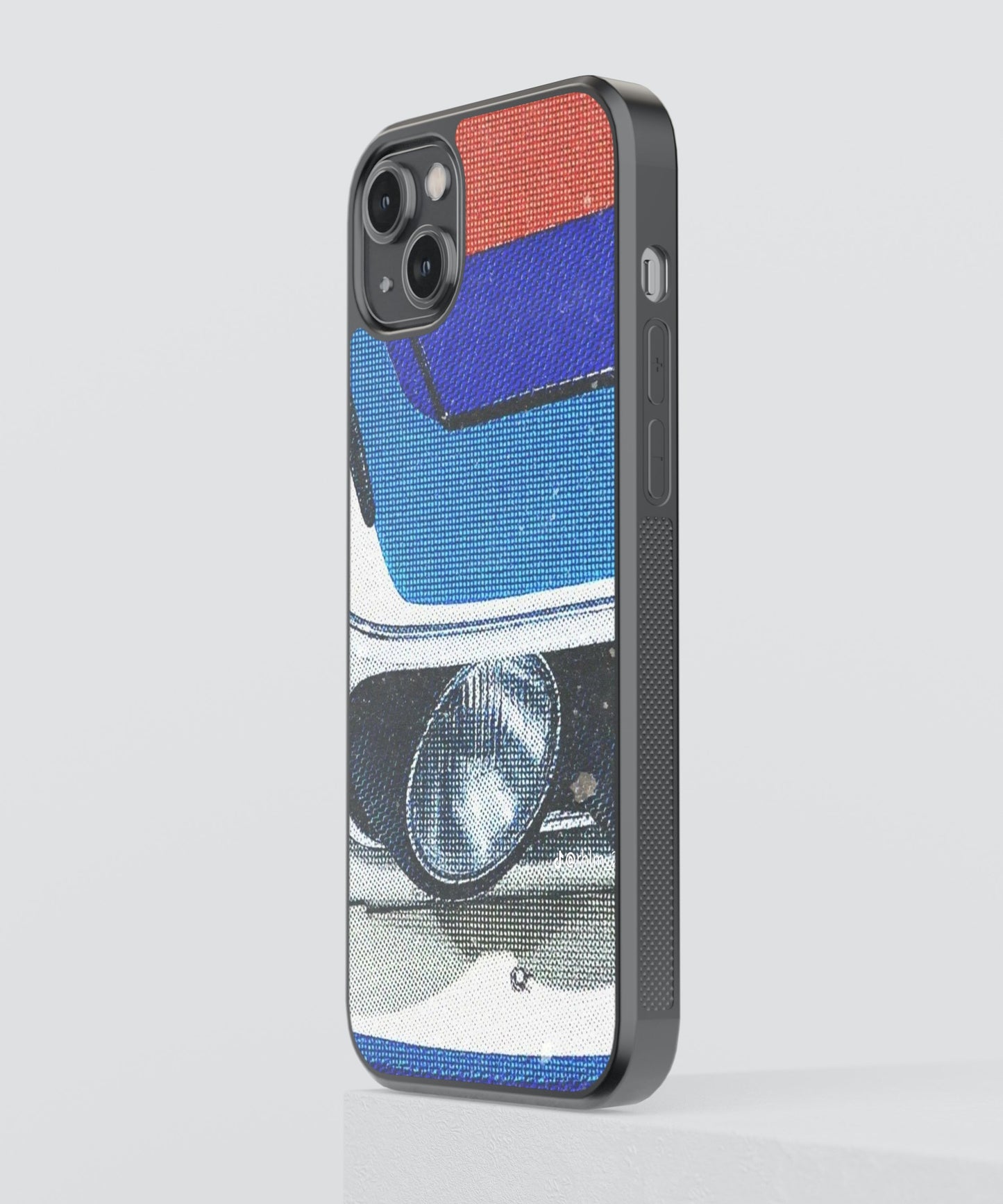 BMW Canvas Car Glass Phone Case Cover