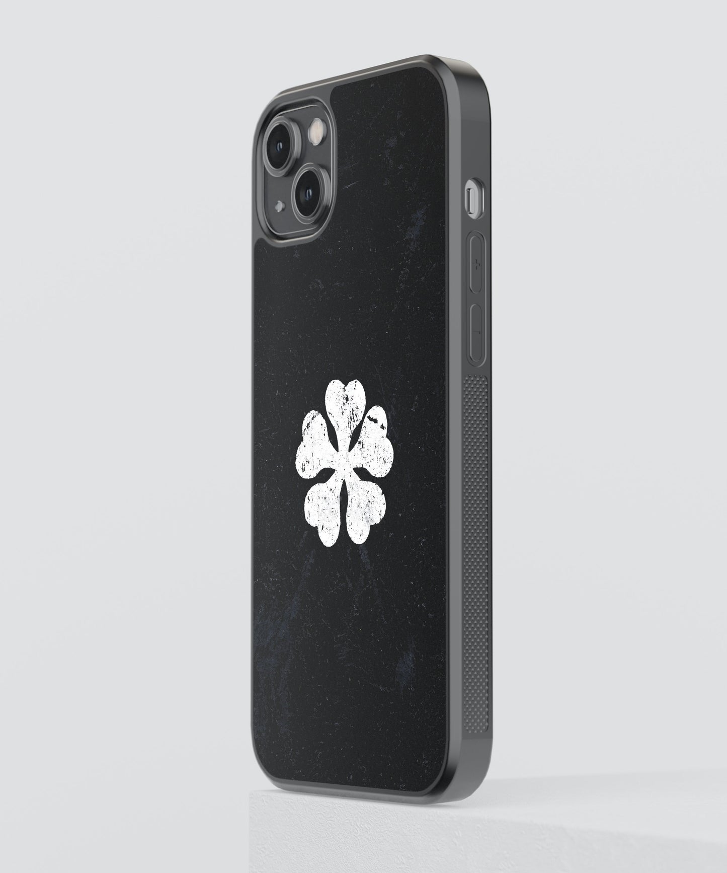 Clover Anime Glass Phone Case Cover