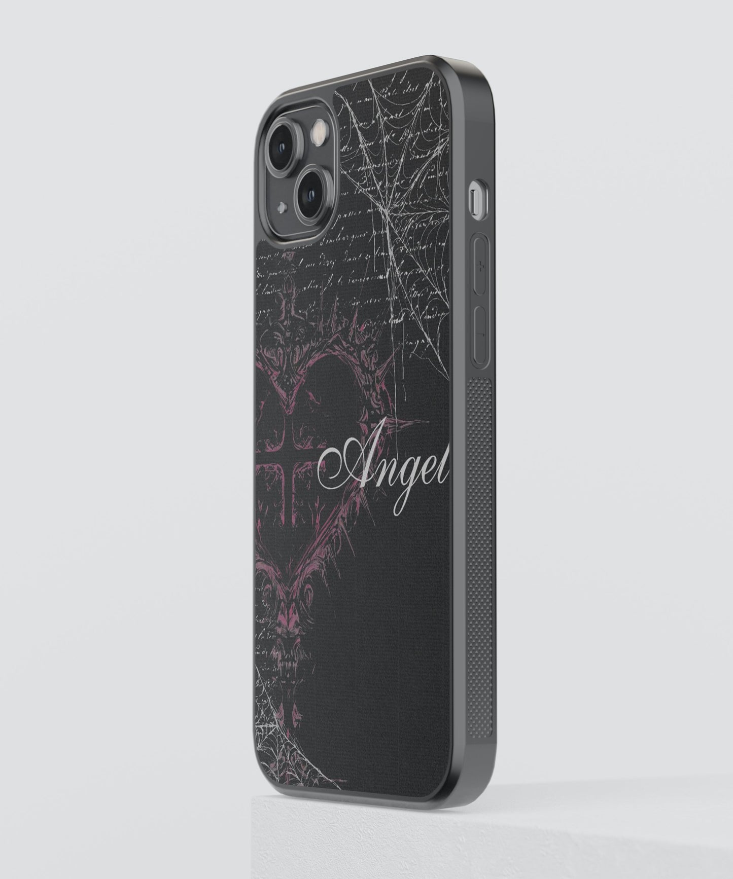 Dark Angel Cybersigilism Glass Phone Case Cover