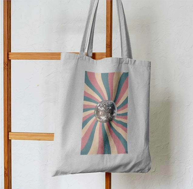 Disco Glam Sparkle Tote Bag - Aesthetic Phone Cases - Culltique