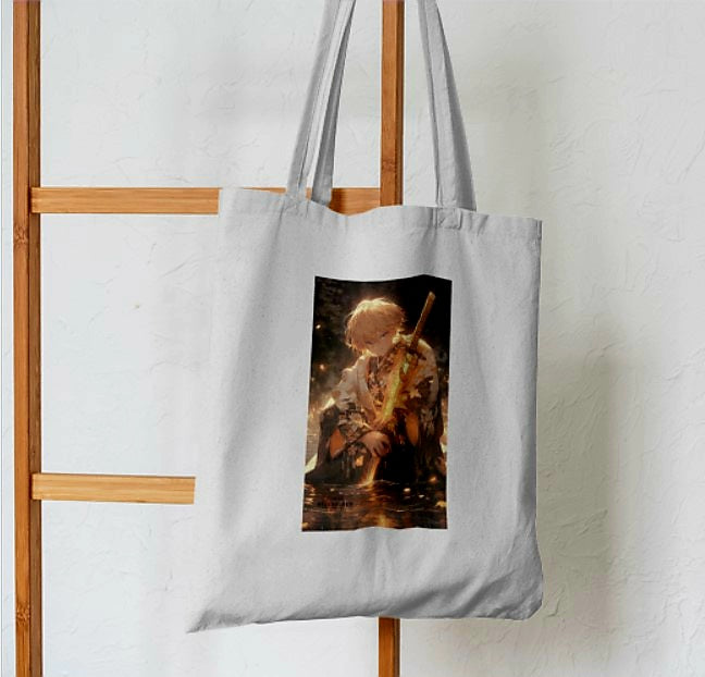 Demon Slayer Zenitsu Anime Tote Bag - Aesthetic Phone Cases - Culltique