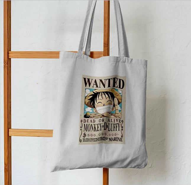 One Piece Monkey D. Luffy Bounty Tote Bag - Aesthetic Phone Cases - Culltique