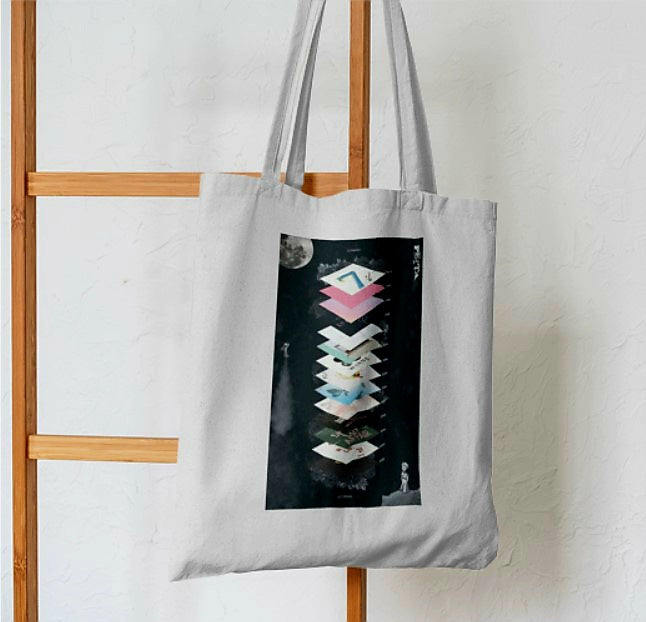 BTS Album Stack Kpop Tote Bag - Aesthetic Phone Cases - Culltique