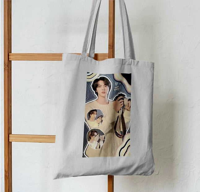 BTS Jin Kpop Tote Bag - Aesthetic Phone Cases - Culltique