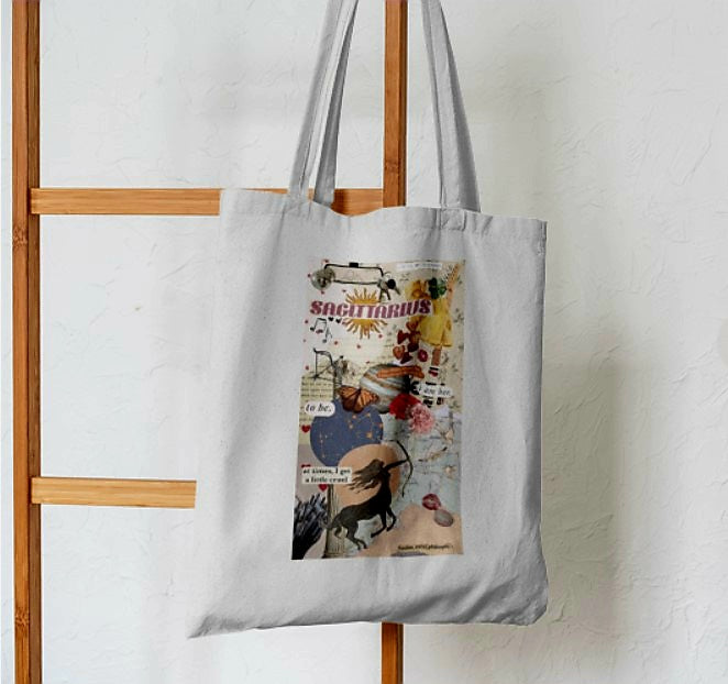 Sagittarius Zodiac Tote Bag - Aesthetic Phone Cases - Culltique