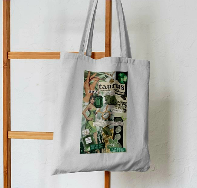 Taurus Zodiac Tote Bag - Aesthetic Phone Cases - Culltique