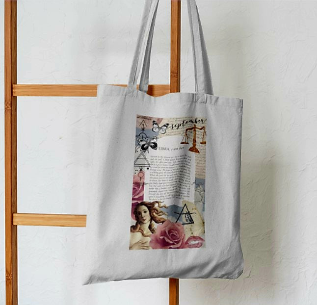 Libra Zodiac Tote Bag - Aesthetic Phone Cases - Culltique