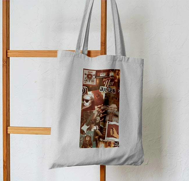 Aries Zodiac Tote Bag - Aesthetic Phone Cases - Culltique