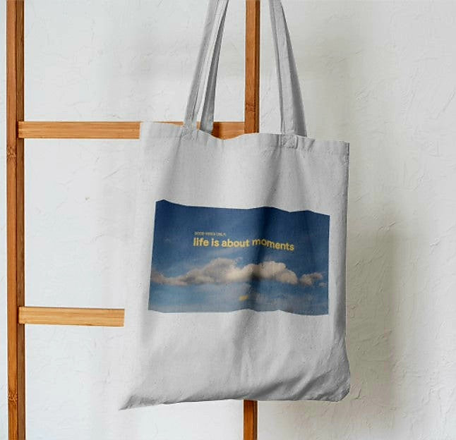 Sky Affirmation Abstract Tote Bag - Aesthetic Phone Cases - Culltique