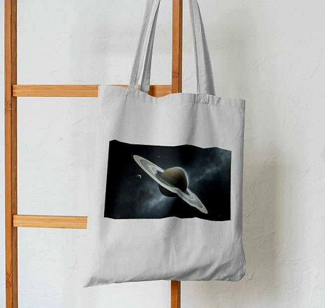 Saturn Celestial Tote Bag - Aesthetic Phone Cases - Culltique