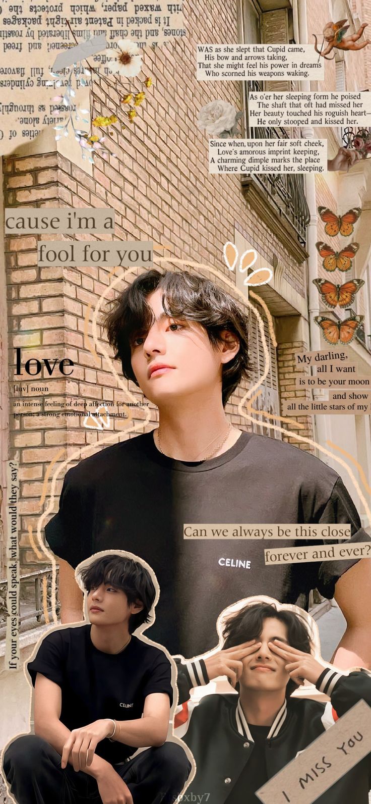 BTS V Doodle Kpop Tote Bag - Aesthetic Phone Cases - Culltique