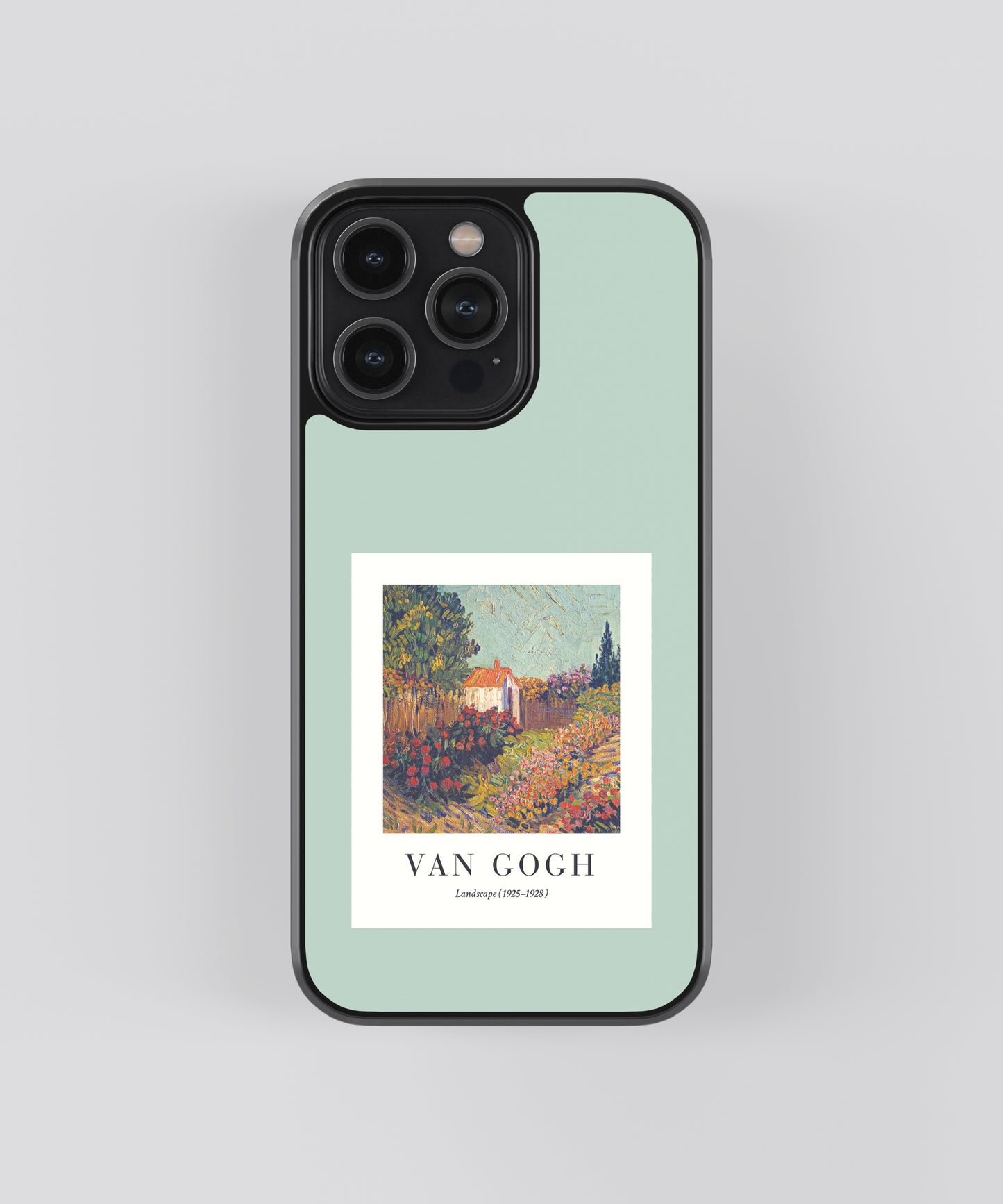 Van Gogh Landscape Polaroid Glass Phone Case Cover - Aesthetic Phone Cases - Culltique