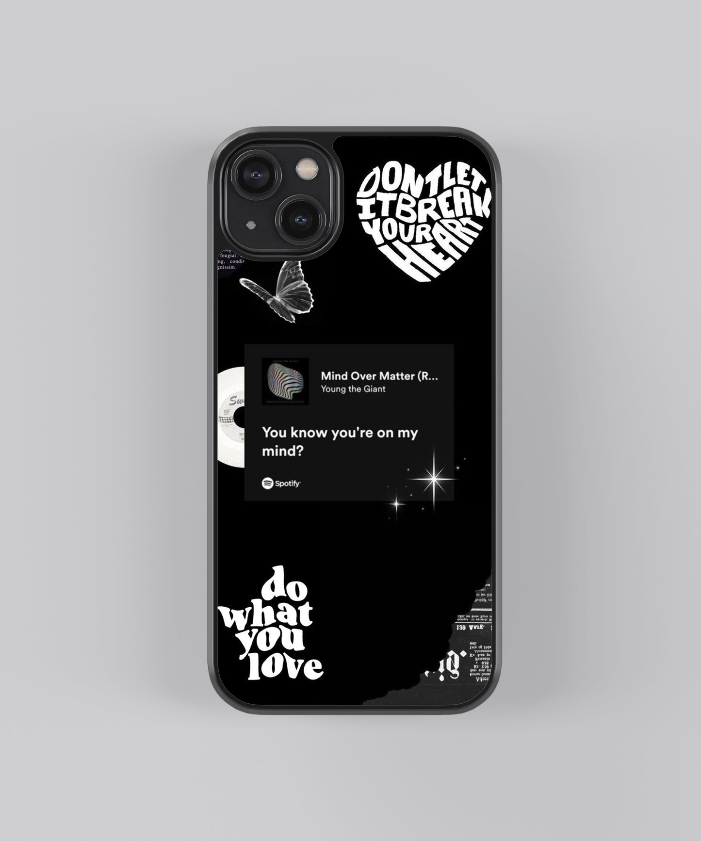 Mind Over Matter Spotify Glass Phone Case - Aesthetic Phone Cases - Culltique