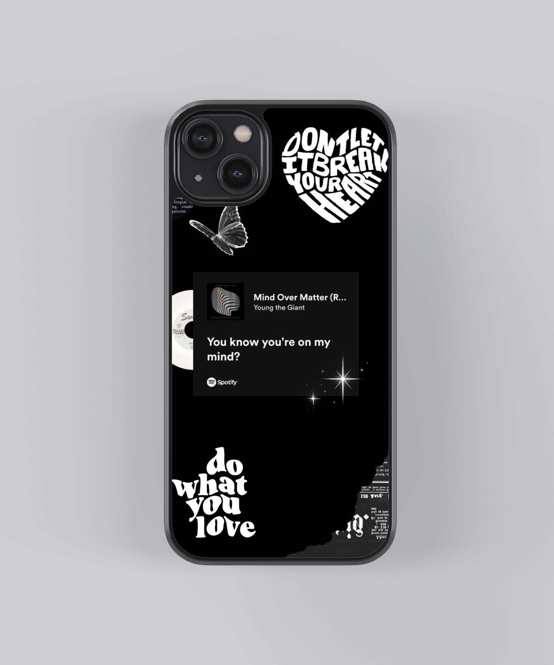 Mind Over Matter Spotify Glass Phone Case - Aesthetic Phone Cases - Culltique