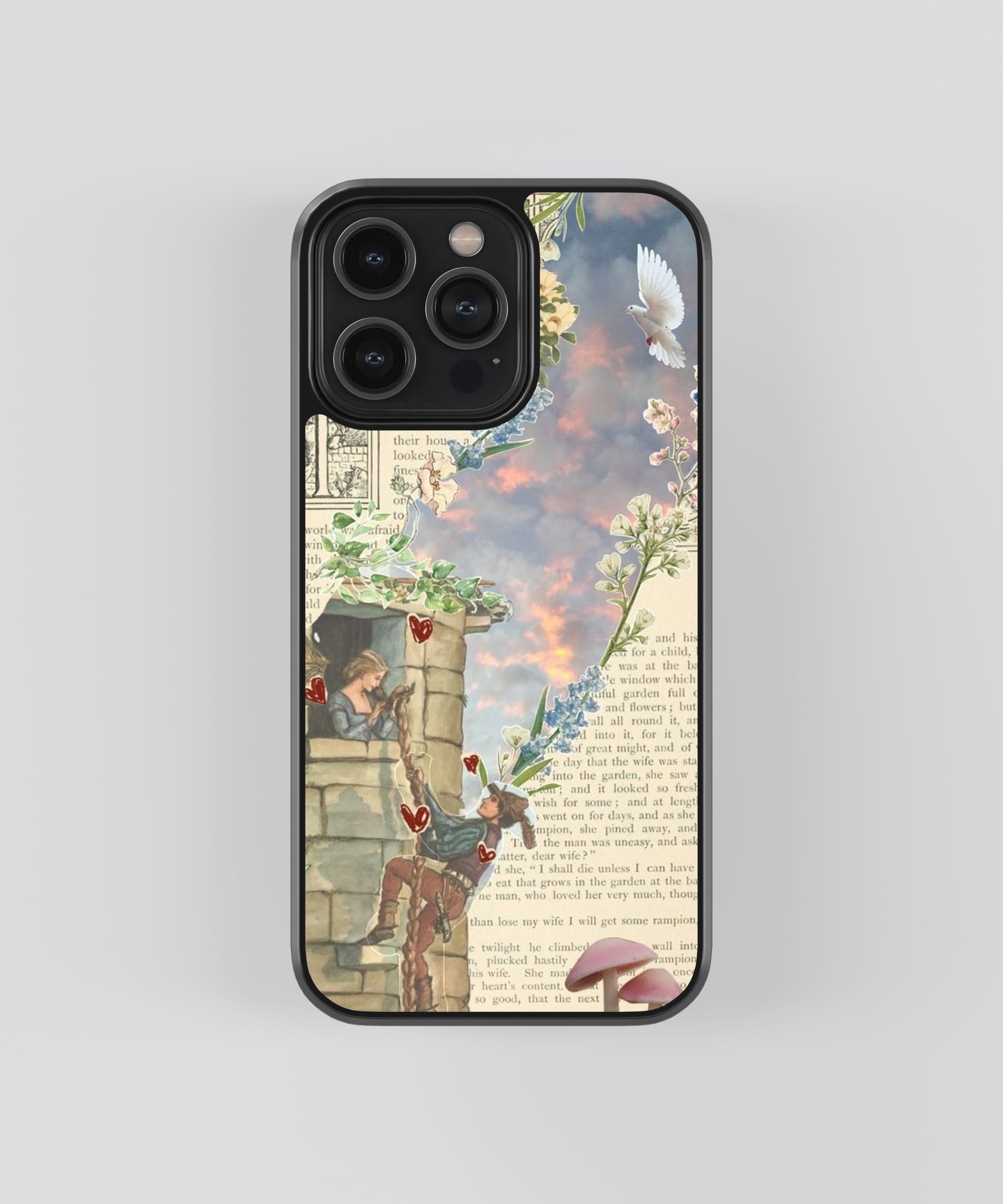 Rapunzel Vintage Glass Phone Case Cover - Aesthetic Phone Cases - Culltique