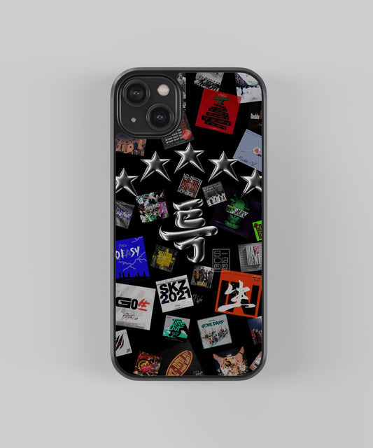 Stray Kids Album Collection K-Pop Glass Phone Case Cover - Aesthetic Phone Cases - Culltique