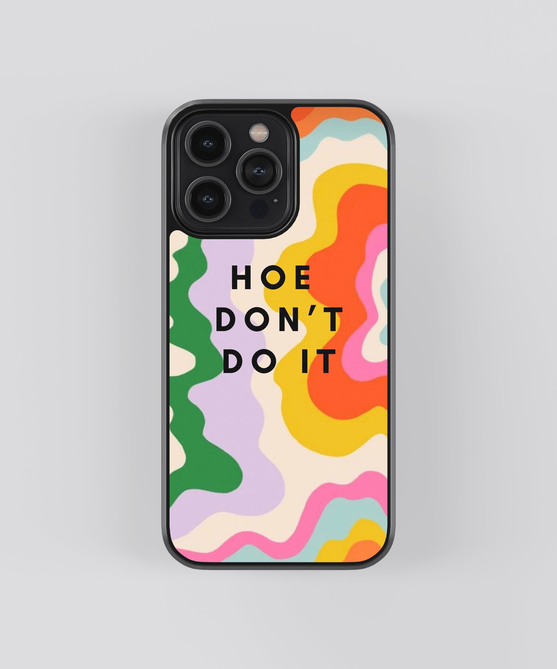 Don't Do It Pop Culture Glass Phone Case Cover - Aesthetic Phone Cases - Culltique