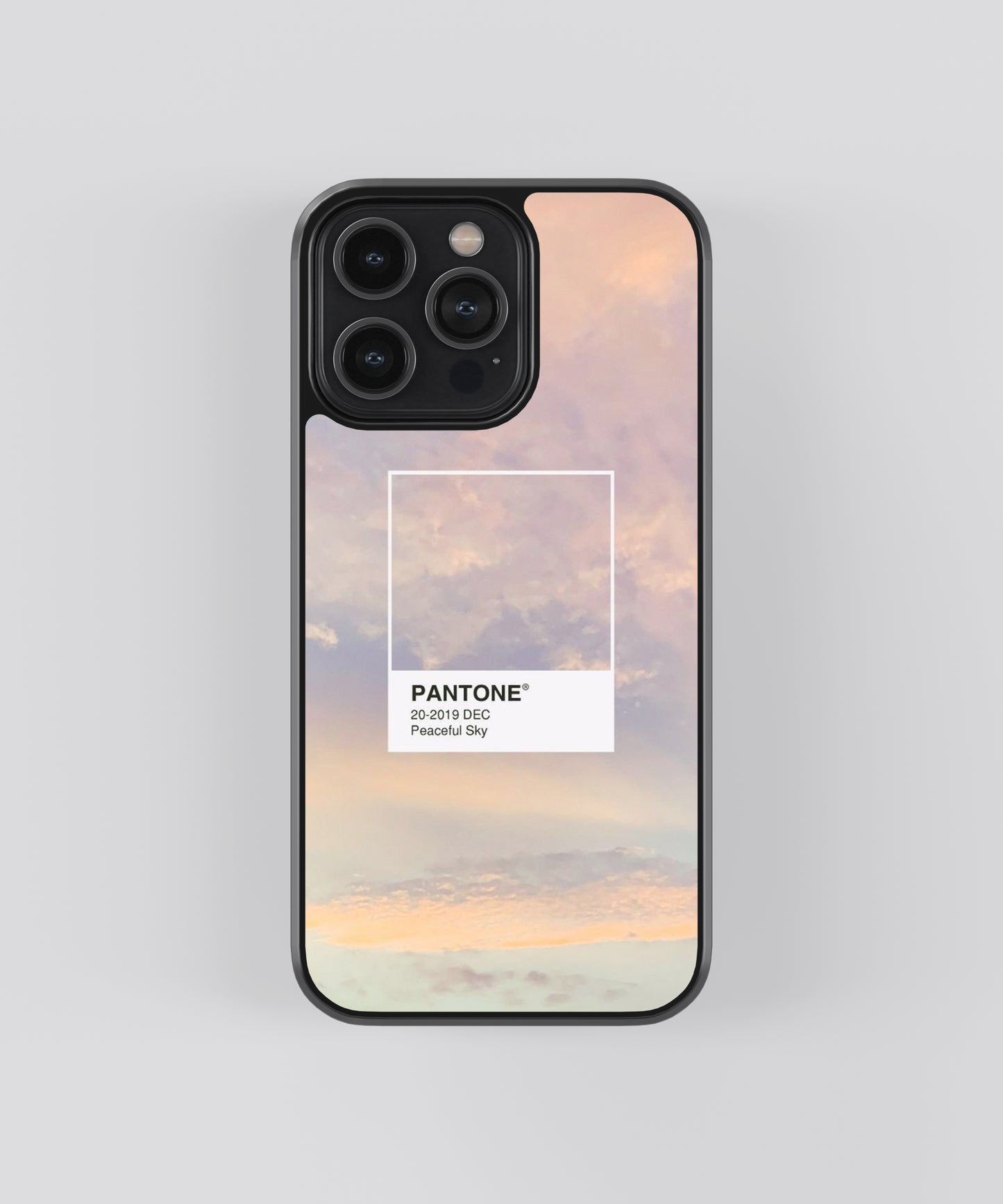 Peaceful Sky Polaroid Glass Phone Case Cover - Aesthetic Phone Cases - Culltique