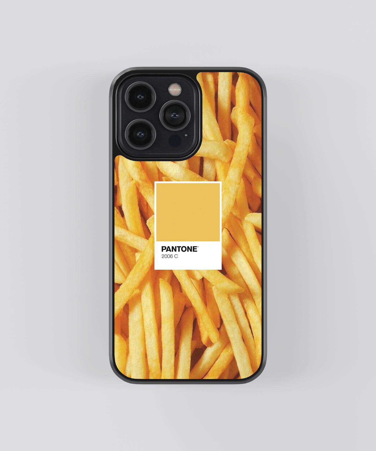 French Fries Polaroid Glass Phone Case Cover - Aesthetic Phone Cases - Culltique