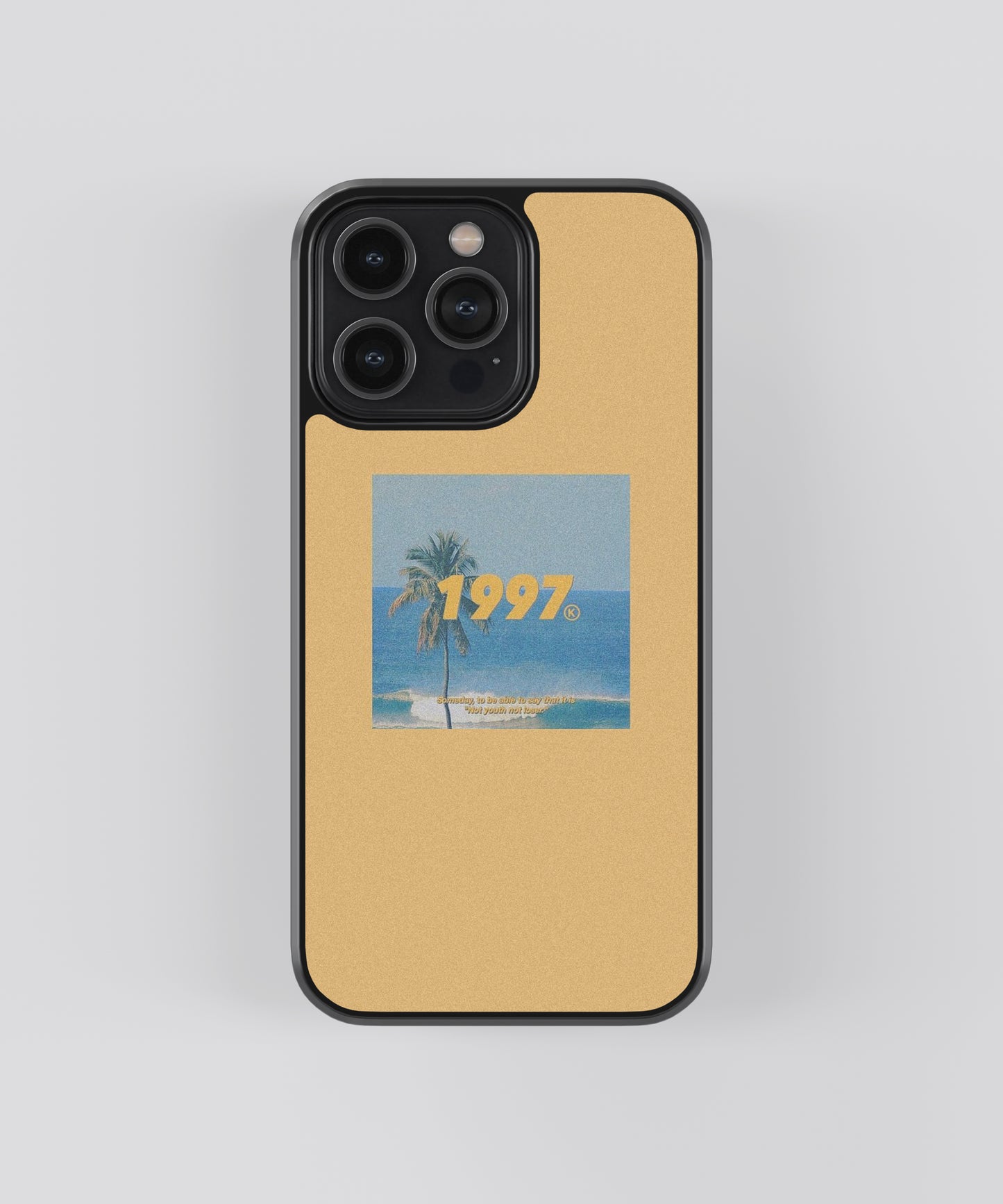 1997 Beach Polaroid Glass Phone Case Cover - Aesthetic Phone Cases - Culltique