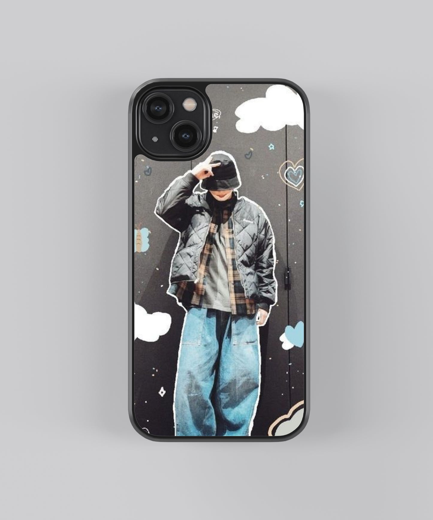 BTS Jungkook K-Pop Glass Phone Case Cover - Aesthetic Phone Cases - Culltique