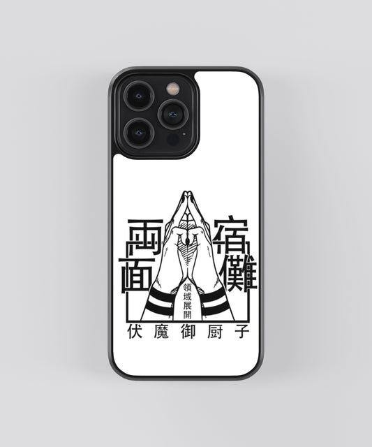 Sukuna Jujutsu Kaisen Anime Glass Phone Case Cover - Aesthetic Phone Cases - Culltique
