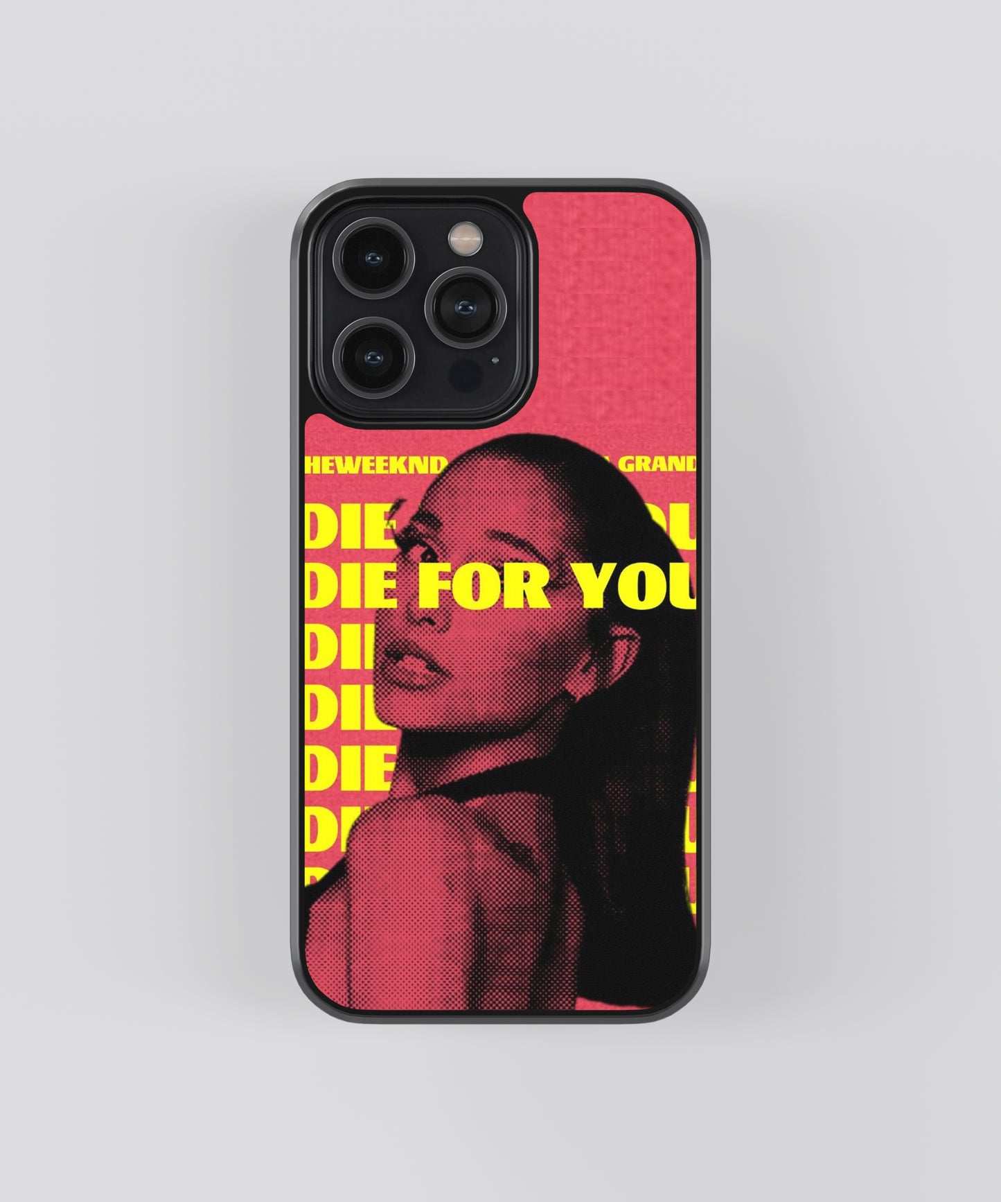 Die For You Ariana Grande Spotify Glass Phone Case Cover - Aesthetic Phone Cases - Culltique