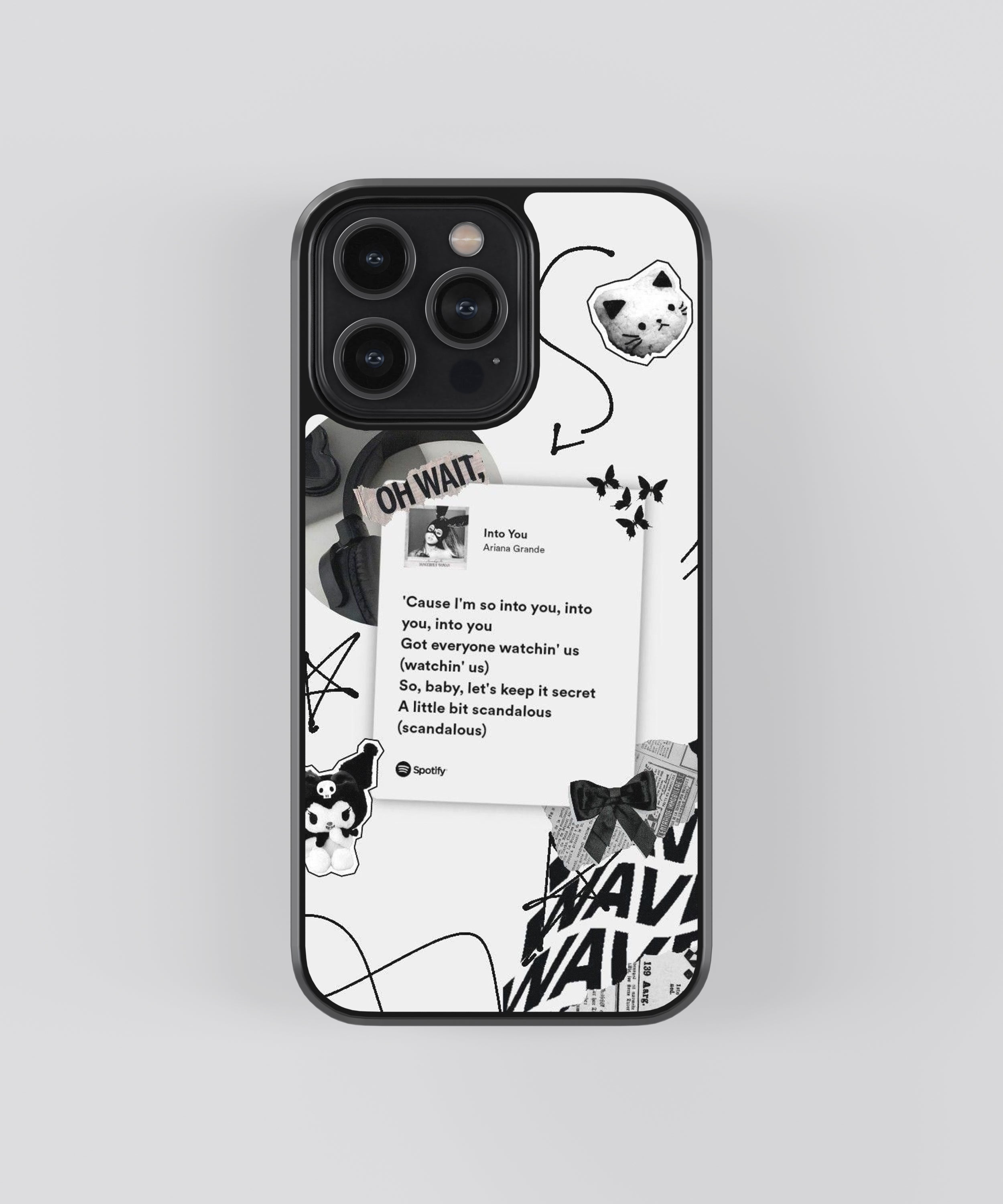 Ariana Grande Into You Spotify Glass Phone Case Cover Ariana Grande Into You Spotify Glass Phone Case Cover