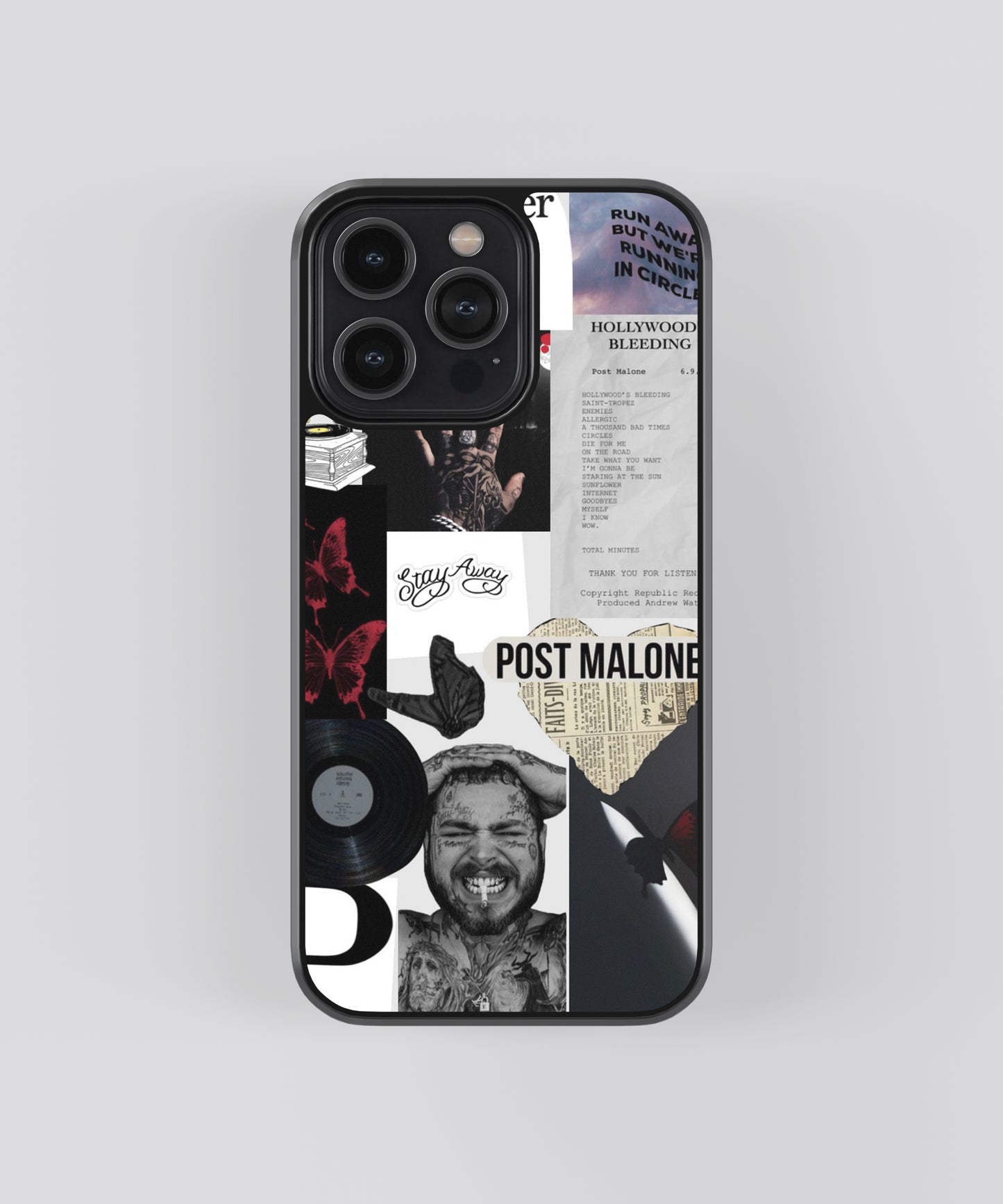 Post Malone Spotify Glass Phone Case Cover - Aesthetic Phone Cases - Culltique