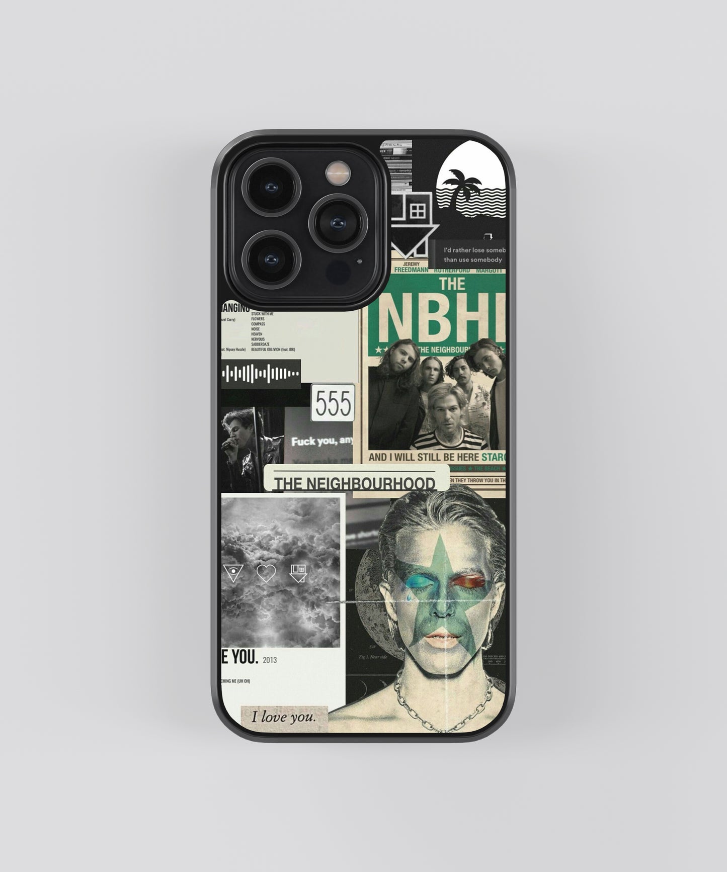 The NBHD Collection Spotify Glass Phone Case Cover - Aesthetic Phone Cases - Culltique
