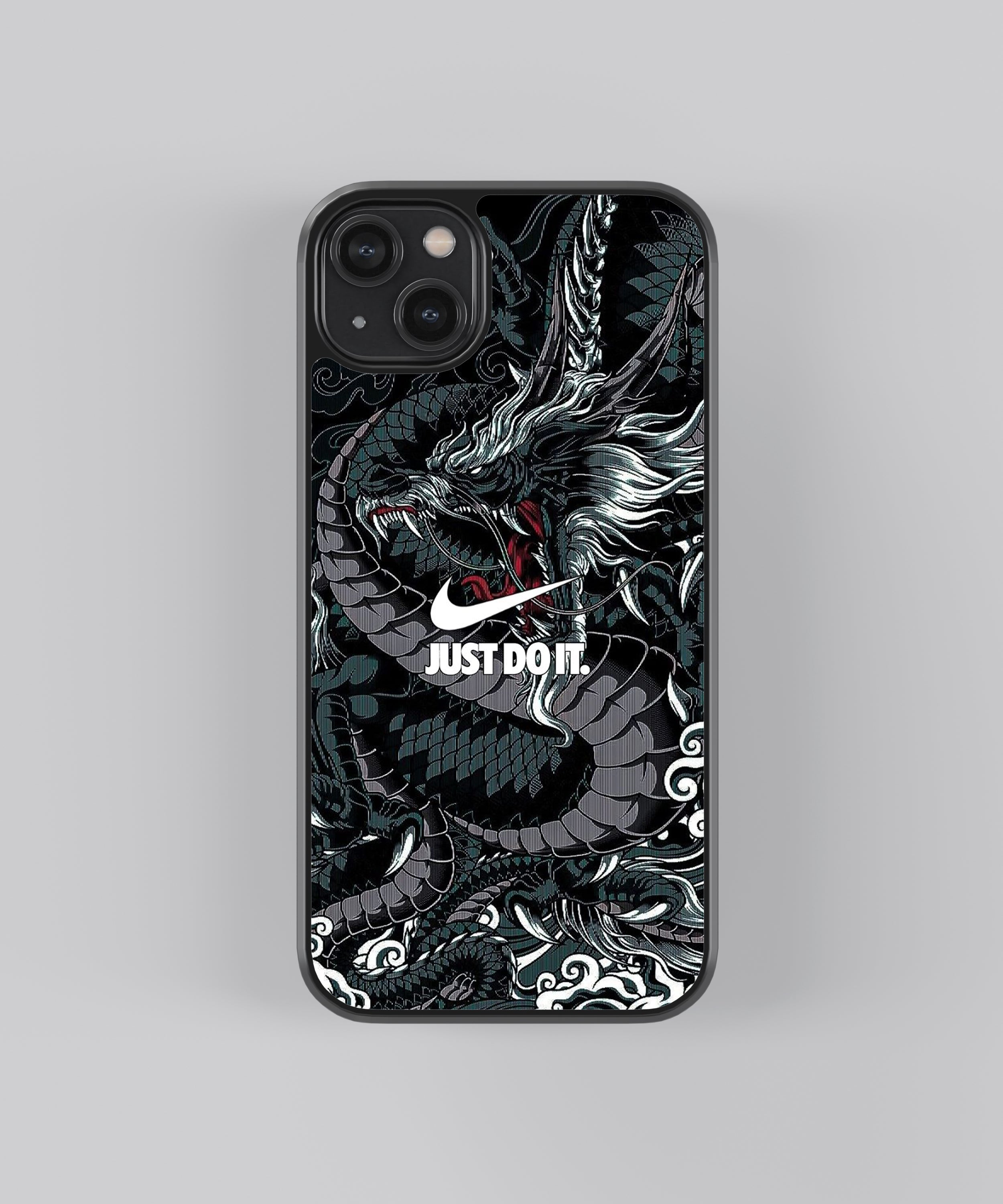 Dragon Swoosh Abstract Glass Phone Case Cover Dragon Swoosh Abstract Glass Phone Case Cover
