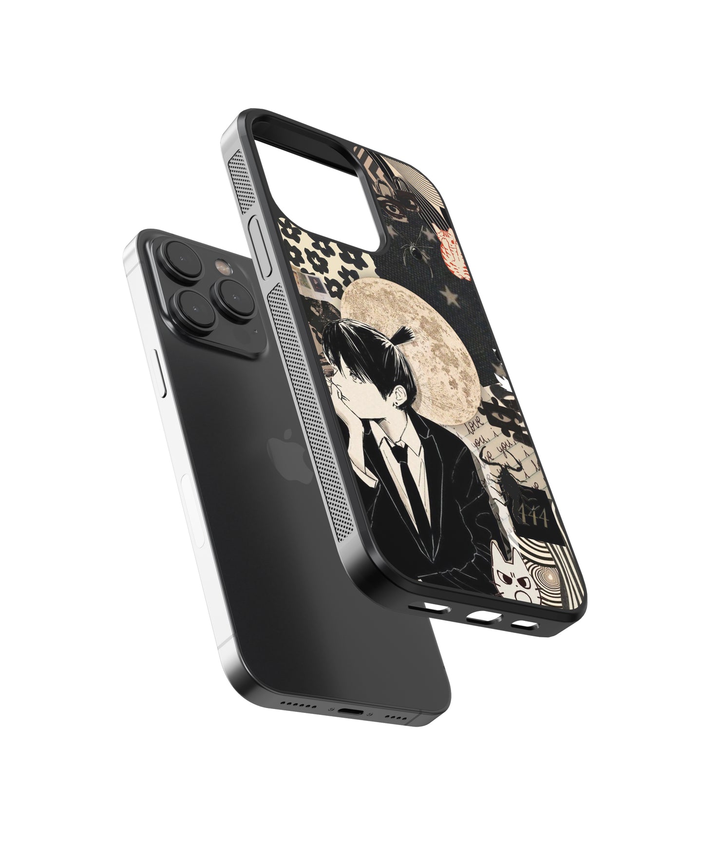 Chainsaw Man Aki Anime Glass Phone Case Cover - Aesthetic Phone Cases - Culltique