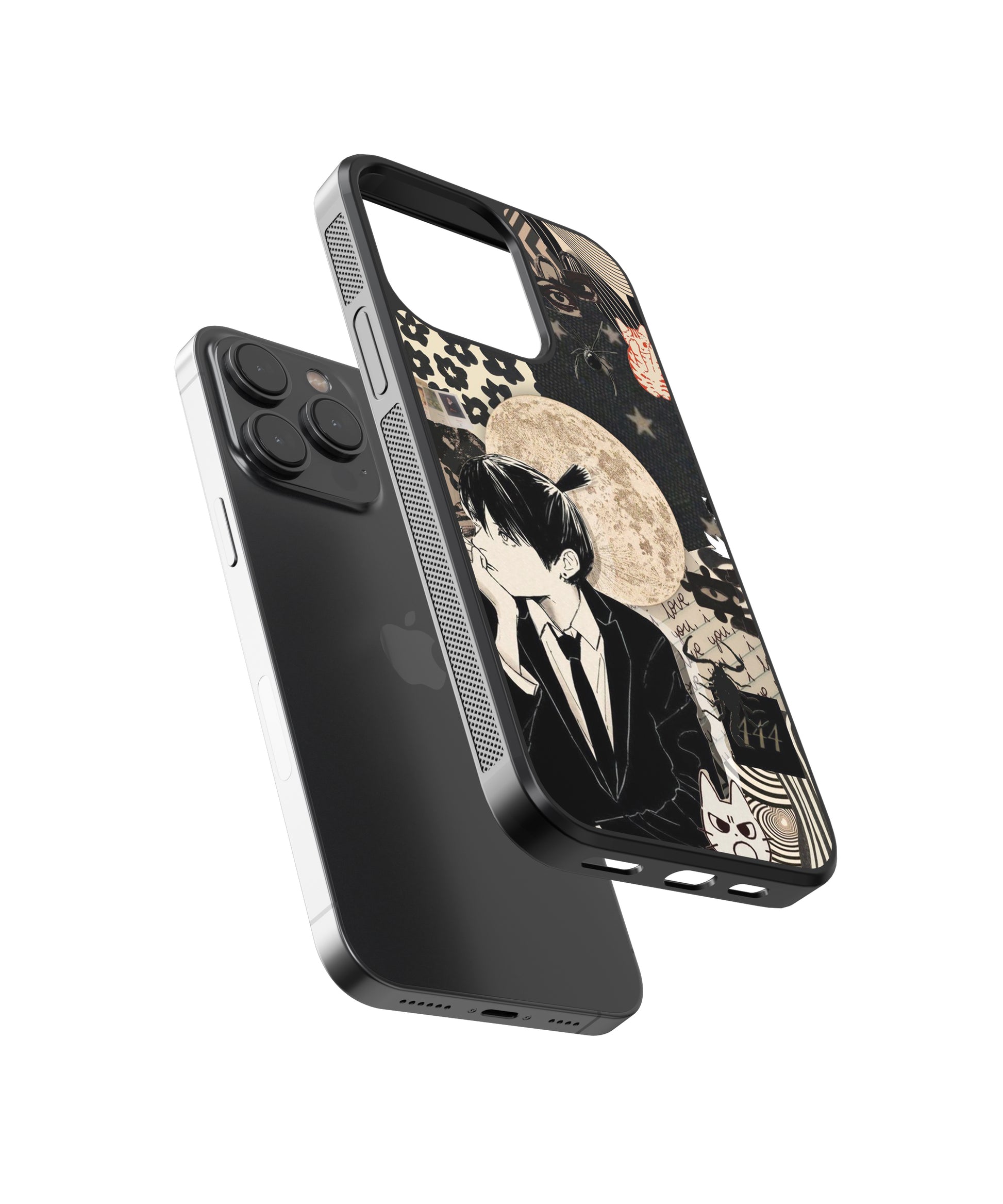 Chainsaw Man Aki Anime Glass Phone Case Cover - Aesthetic Phone Cases - Culltique