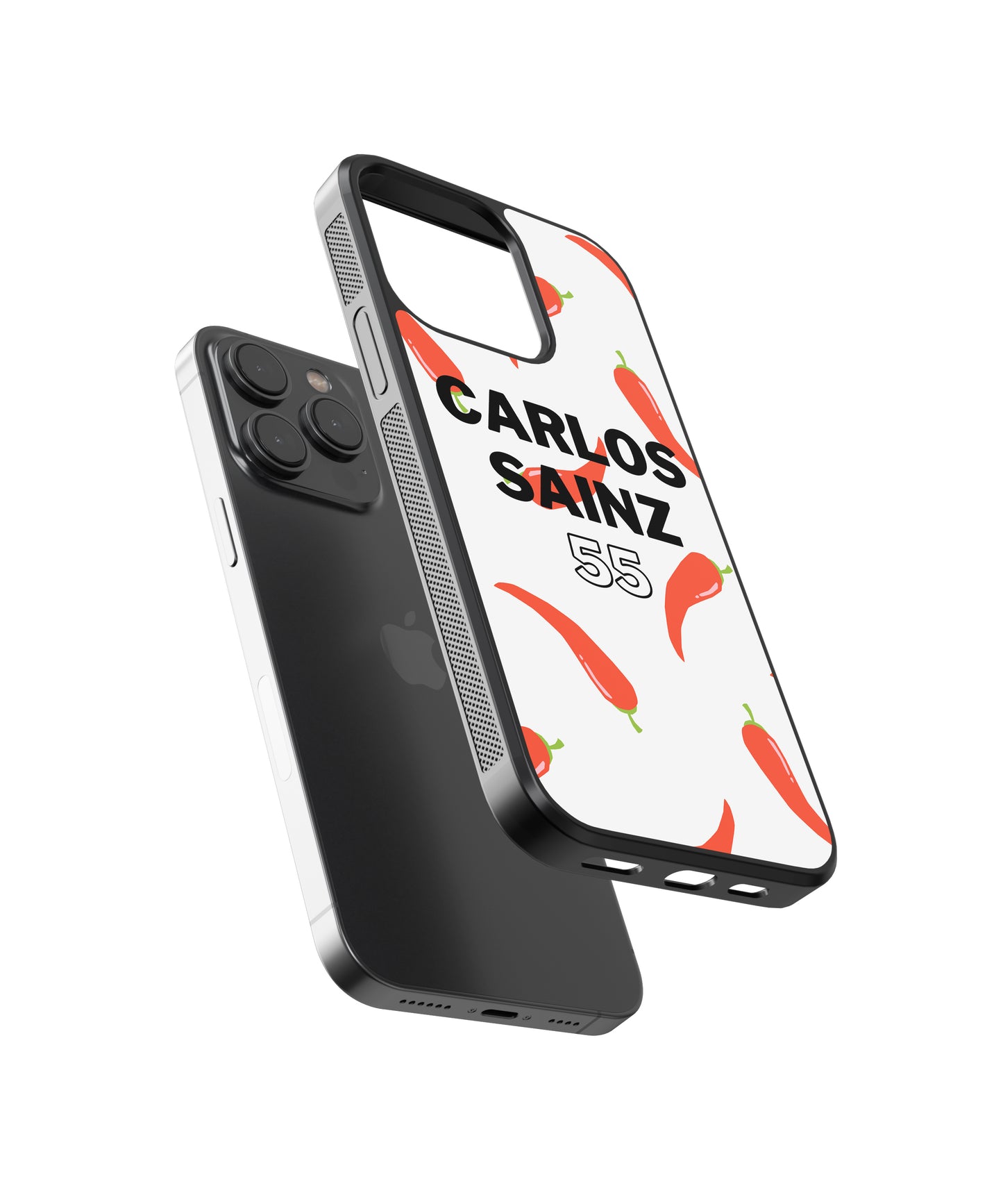 F1 Carlos Sainz Pop Culture Glass Phone Case - Aesthetic Phone Cases - Culltique