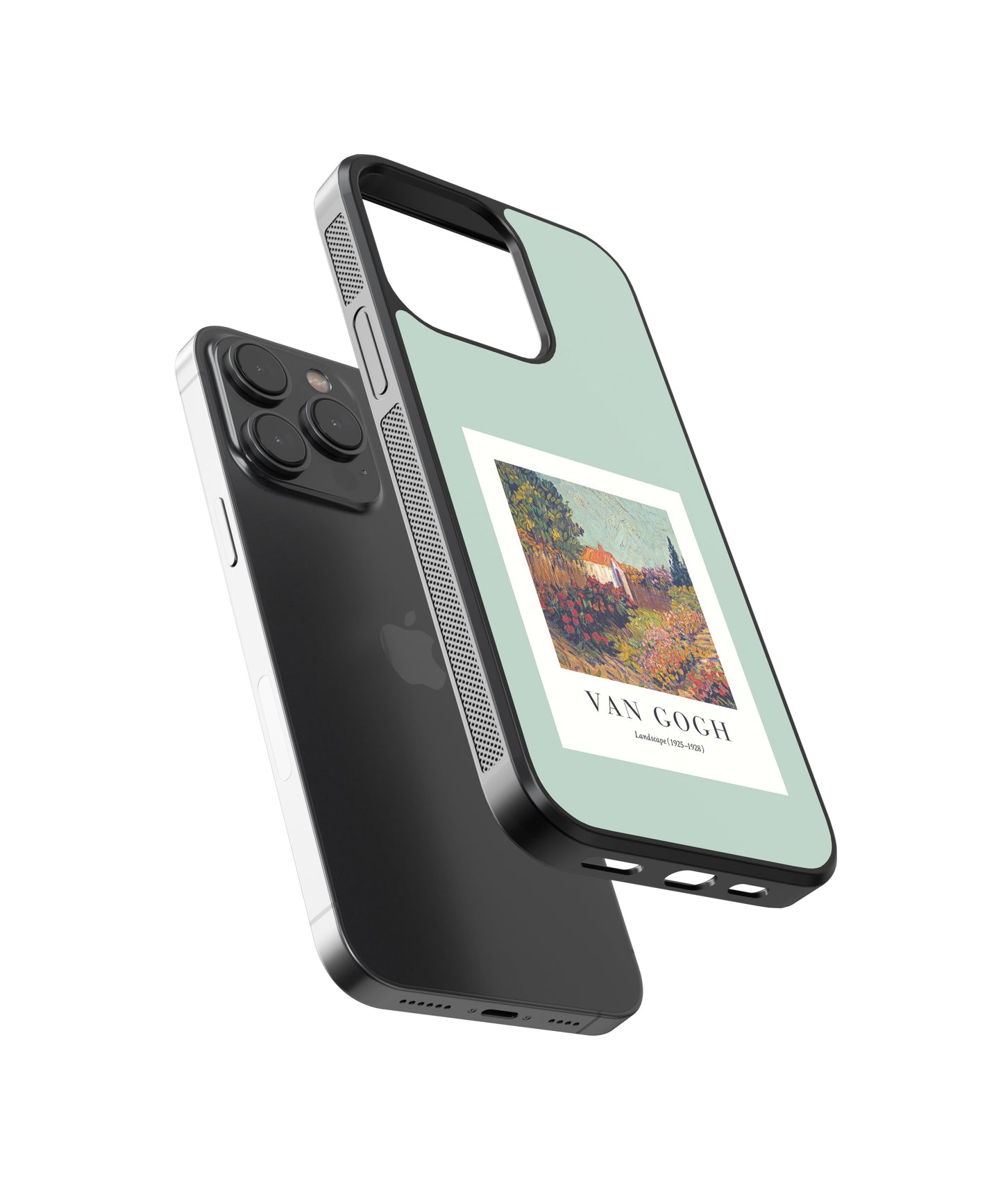 Van Gogh Landscape Polaroid Glass Phone Case Cover - Aesthetic Phone Cases - Culltique